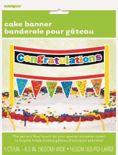 Cake Banner - Congratulations - Click Image to Close
